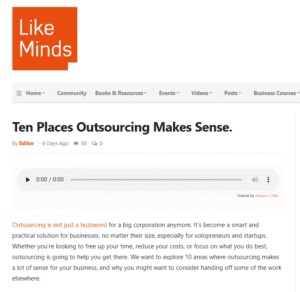 Top of Like Minds